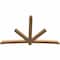Ekena Millwork Alberta Timber Gable Bracket, Western Red Cedar, 108"W x 68"H x 3 1/2"D x 5 1/2"F, 15/12 Pitch GBW108X68X0406ALB00SWR - alternate 3
